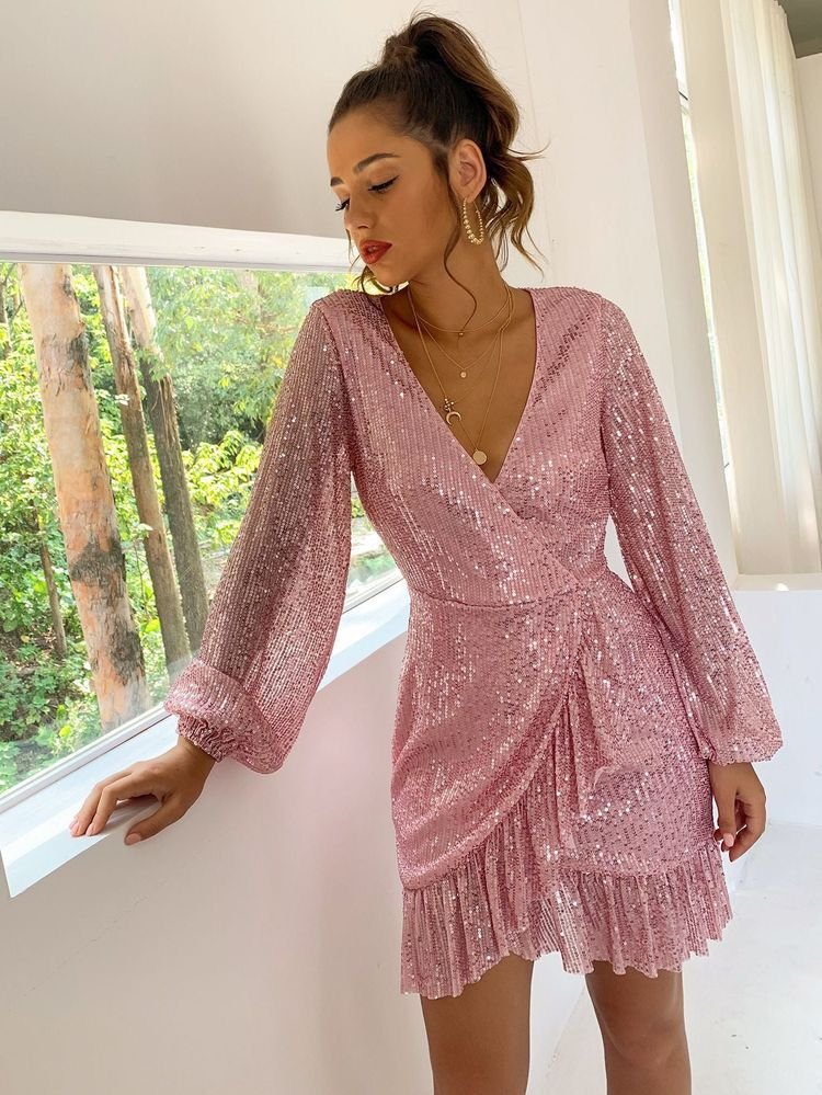 Wholesale Sequined Velvet Party Dress — Italian Womenswear Supplier